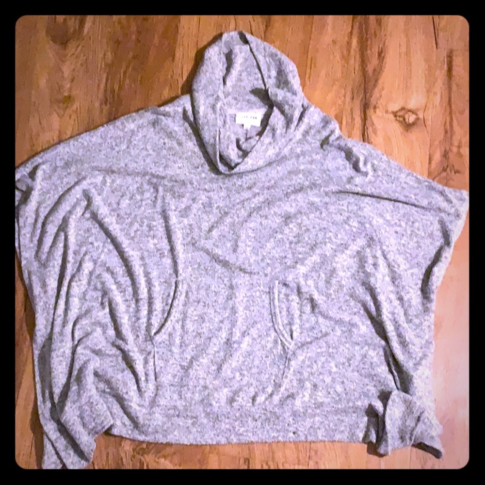 Softest gray pancho